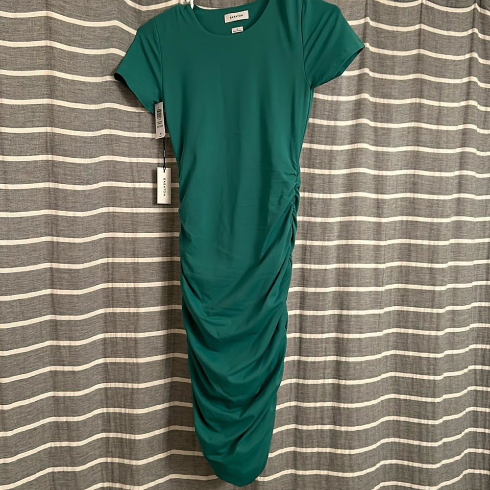 Aritizia Babaton contour ruched dress size small